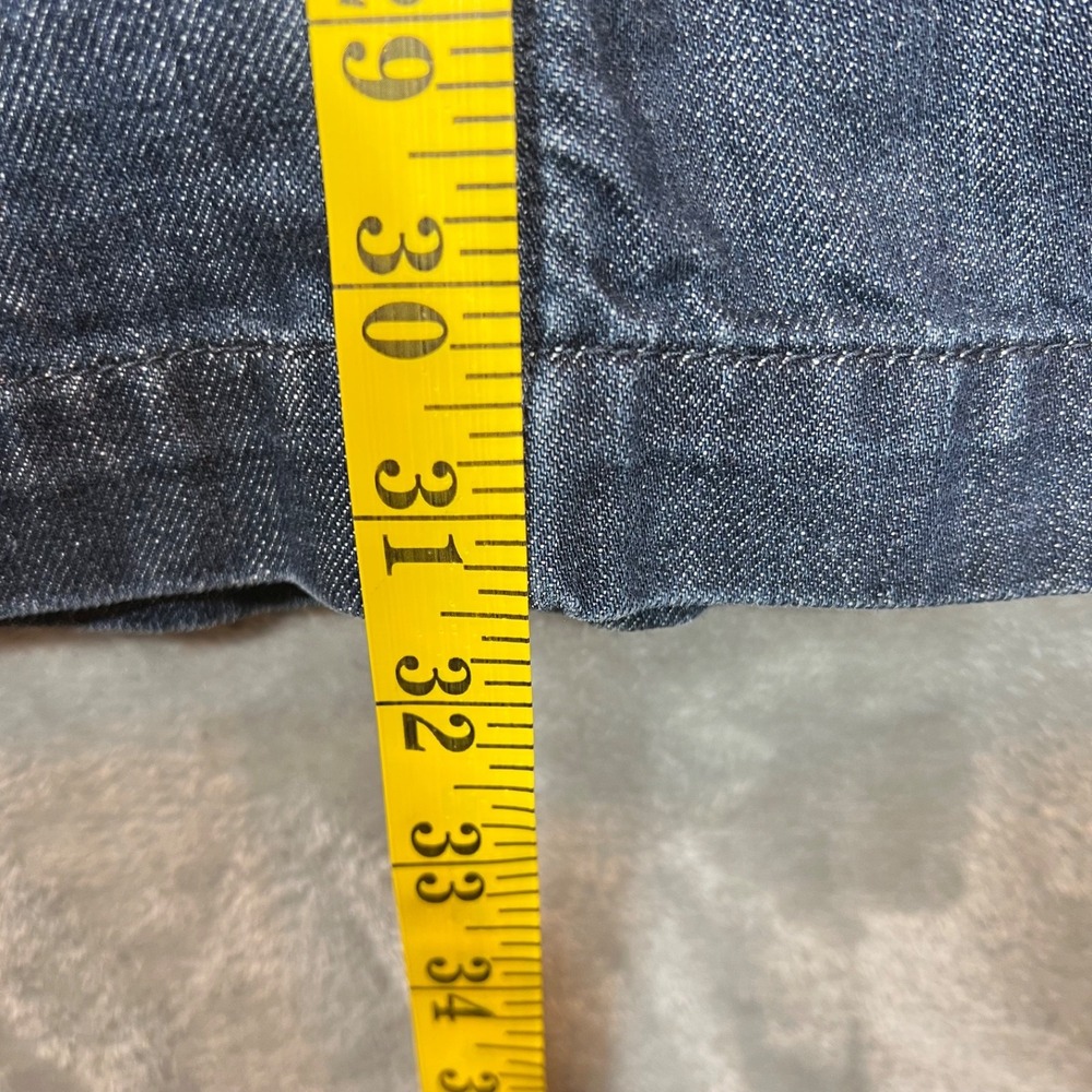 Lands' End Denim Chore Jacket Women's L/XL* (no tag) Classic Cotton Preppy - Picture 5 of 9